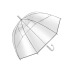 Parapluie cloche transparent avec poignée col de cygne cadeau d’entreprise