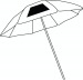 Classic plain umbrella, parasol promotional