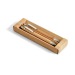 Miniature du produit  kit stylo bille et porte-mine en bambou 1