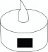 Miniatura del producto Célula de botón LED Hora del té 1