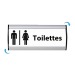Plaque Signa Budget Alu-Sign 52 x 148 mm regalo d'azienda