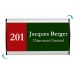 Plaque Signa Budget Alu-Sign 74 x 210 mm bedrijfs cadeau
