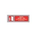 Plaque Signa Plexi 170x50 mm COUPE-FEU OBSTACLE (S.40) regalo d'azienda