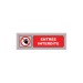 Plaque Signa Plexi 170x50 mm ENTREE INTERDITE (S.36) cadeau d’entreprise