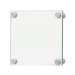 Plaque Signalétique Cristal-Sign 200 x 200 mm regalo d'azienda