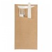 Kraft cutlery pouch with napkin, cutlery case or pouch promotional