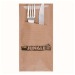 Kraft cutlery pouch with napkin wholesaler