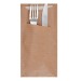 Kraft cutlery pouch with napkin, cutlery case or pouch promotional