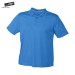 Antibakterielles Polo-Shirt aus Mikropolyester mit kurzen Ärmeln, Atmungsaktives Sport-Poloshirt Werbung
