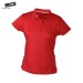 Technisches Damen-Poloshirt aus Mikropolyester mit kurzen Ärmeln, Damenpoloshirt Werbung