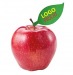 Pomme avec étiquette cadeau d’entreprise