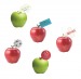 Apfel mit individuellem Etikett Geschäftsgeschenk