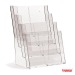 Porte brochure comptoir Taymar 4xA4 portrait Esc cadeau d’entreprise