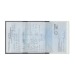 Grey card holder 3 flaps, case and pocket for car registration and papers promotional
