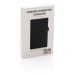 Porta tarjetas de aluminio antirradiación, Estuche anti-RFID y porta tarjetas publicidad
