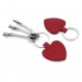 Miniature du produit Porte-clés coeur en cuir 1