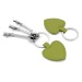Porte-clés en forme de coeur en PU cadeau d’entreprise