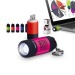 Miniature du produit Porte cle lampe personnalisé 1 LED rechargeable par USB 0