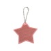 Porte-clés acrylique rétro-réflechissant étoile cadeau d’entreprise