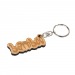 Bamboo key ring, Wooden key ring promotional