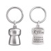 Key ring champagne cork 3d, wine bottle key ring promotional
