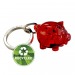 Miniature du produit Porte-clés cochon logotés mini recyclé 1
