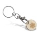 Wooden token key ring, Token key ring promotional