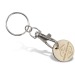 Miniature du produit Porte-clés jeton logotés en bois 0