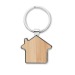 Miniature du produit Porte-clés maison personnalisé métal et bambou 3