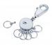 Multi-ring metal key ring, metal key ring on stock promotional