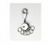Multi-ring metal key ring, metal key ring on stock promotional