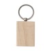 Porte-clés rectangle en bois cadeau d’entreprise