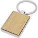 Miniature du produit Porte-clés rectangulaire Neta en bambou 0