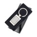 Porte-clés rectangulaire métal, porte-clés en métal sur stock publicitaire