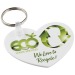 Miniature du produit Porte-clés recyclé en forme de coeur 0