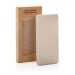 Powerbank en fibre de paille de blé 10.000mAh, Batterie de secours ou powerbank publicitaire