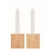 Miniature du produit  2 bougies et support en bambou 3