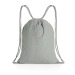 Sac à dos cordelettes en coton recyclé 145g Impact Aware™, sac à dos écologique publicitaire