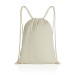 Sac à dos cordelettes en coton recyclé 145g Impact Aware™ cadeau d’entreprise