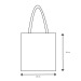 Miniature du produit Tote bag publicitaire coton écru 155g EXPRESS 48H marquage quadri compris 4