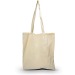 Bolsa de algodón biodegradable - tote bag 42x38 cm, Bolsa de compras duradera publicidad
