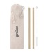 Product thumbnail Set of 2 bamboo straws 0