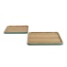 Product thumbnail Set of 2 wooden trays 2