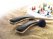 Miniature du produit Set de 2 raquettes de plage avec balle, jeu d'échec et petits chevaux 1