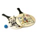 Miniature du produit Set de 2 raquettes de plage avec balle, jeu d'échec et petits chevaux 0