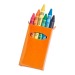 Set de 6 crayons de cire, Crayon gras et crayon de cire publicitaire
