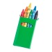 Set de 6 crayons de cire, Crayon gras et crayon de cire publicitaire