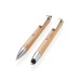 Set stylo en bambou cadeau d’entreprise