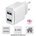 Soketto - wall plug charger with fast charge and 2 usb ports, phone charger promotional