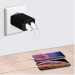 Miniature du produit SOKETTO - Chargeur personnalisé Secteur Prise Murale à Charge Rapide avec 2 Ports USB 3